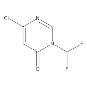 6-Chloro-3-(difluoromethyl)pyrimidin-4(3H)-one Structure