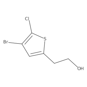 2-(4-Bromo-5-chlorothiophen-2-yl)ethan-1-ol Structure