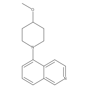 5-(4-Methoxy-1-piperidinyl)isoquinoline结构式