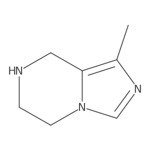 1-Methyl-5,6,7,8-tetrahydroimidazo[1,5-a]pyrazine结构式