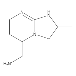 {2-methyl-2H,3H,5H,6H,7H,8H-imidazo[1,2-a]pyrimidin-5-yl}methanamine Structure