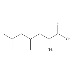 2-Amino-4,6-dimethylheptanoic acid Structure
