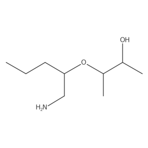 3-[(1-Aminopentan-2-yl)oxy]butan-2-ol Structure