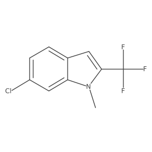 6-Chloro-1-methyl-2-(trifluoromethyl)-1h-indole Structure