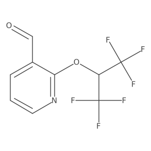 2-(1,1,1,3,3,3-Hexafluoropropan-2-yloxy)nicotinaldehyde Structure