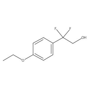 2-(4-Ethoxyphenyl)-2,2-difluoroethanol结构式