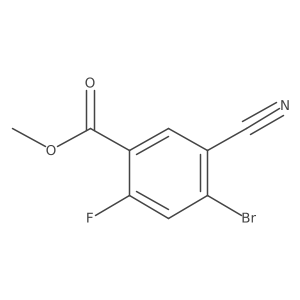 Methyl 4-bromo-5-cyano-2-fluorobenzoate Structure