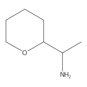 (1R)-1-(Tetrahydro-2H-pyran-2-yl)ethan-1-amine结构式