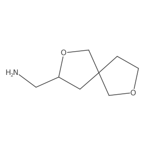 (2,7-Dioxaspiro[4.4]nonan-3-yl)methanamine结构式