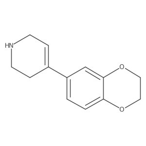 4-(2,3-Dihydro-1,4-benzodioxin-6-YL)-1,2,3,6-tetrahydropyridine结构式