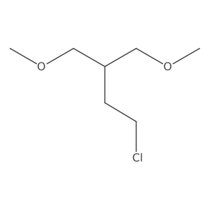 4-Chloro-1-methoxy-2-(methoxymethyl)butane Structure