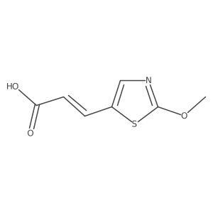 3-(2-Methoxy-1,3-thiazol-5-yl)prop-2-enoic acid Structure