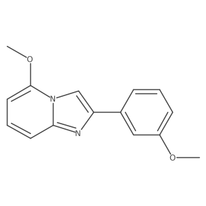 5-Methoxy-2-(3-methoxyphenyl)imidazo[1,2-a]pyridine结构式