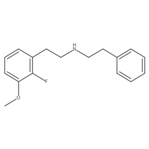 N-(2-Fluoro-3-methoxyphenethyl)-2-phenylethan-1-amine Structure