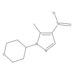 5-Methyl-4-nitro-1-(tetrahydro-2H-pyran-4-yl)-1H-pyrazole Structure