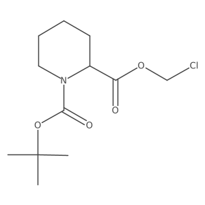 1-tert-Butyl 2-chloromethyl (2S)-piperidine-1,2-dicarboxylate Structure