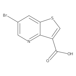 6-Bromothieno[3,2-b]pyridine-3-carboxylic acid结构式