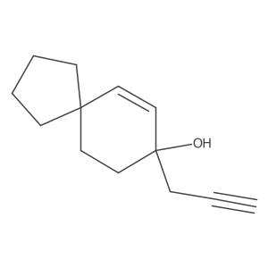 8-(Prop-2-yn-1-yl)spiro[4.5]dec-6-en-8-ol Structure