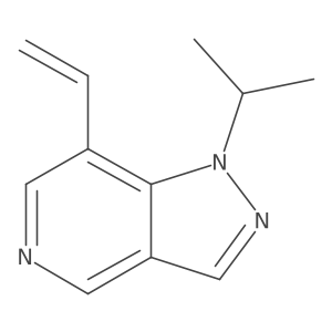 7-ethenyl-1-(propan-2-yl)-1H-pyrazolo[4,3-c]pyridine Structure