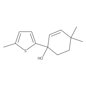 4,4-Dimethyl-1-(5-methylthiophen-2-yl)cyclohex-2-en-1-ol Structure