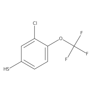 3-Chloro-4-(trifluoromethoxy)benzenethiol Structure