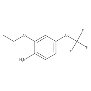 2-Ethoxy-4-(trifluoromethoxy)aniline Structure