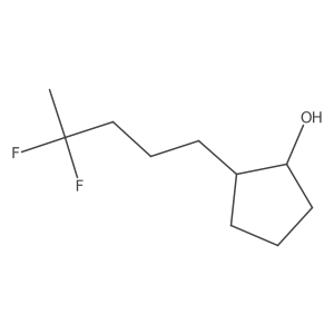 2-(4,4-Difluoropentyl)cyclopentan-1-ol Structure