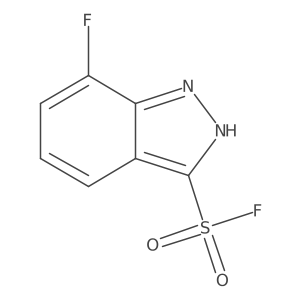 7-fluoro-1H-indazole-3-sulfonyl fluoride Structure