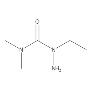 1-Amino-1-ethyl-3,3-dimethylurea Structure