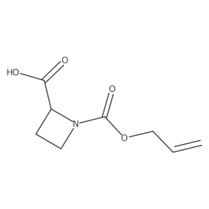 (2S)-1-[(prop-2-en-1-yloxy)carbonyl]azetidine-2-carboxylic acid结构式