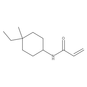 N-(4-ethyl-4-methyl-cyclohexyl)prop-2-enamide Structure