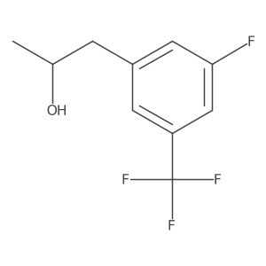 (2S)-1-[3-fluoro-5-(trifluoromethyl)phenyl]propan-2-ol Structure