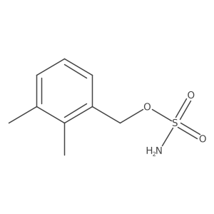 (2,3-Dimethylphenyl)methyl sulfamate Structure