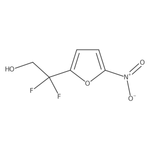2,2-Difluoro-2-(5-nitrofuran-2-yl)ethan-1-ol结构式