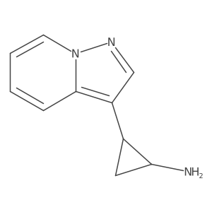2-{Pyrazolo[1,5-a]pyridin-3-yl}cyclopropan-1-amine结构式
