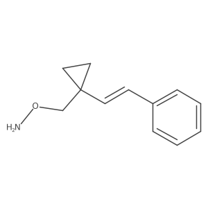 O-{[1-(2-phenylethenyl)cyclopropyl]methyl}hydroxylamine结构式