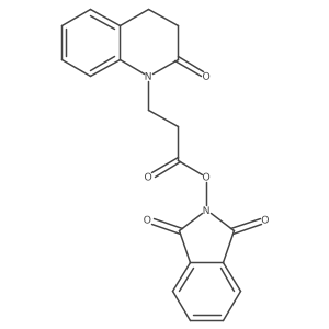 1,3-dioxo-2,3-dihydro-1H-isoindol-2-yl 3-(2-oxo-1,2,3,4-tetrahydroquinolin-1-yl)propanoate Structure