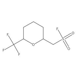 [6-(Trifluoromethyl)oxan-2-yl]methanesulfonyl fluoride结构式