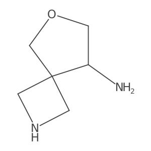 6-Oxa-2-azaspiro[3.4]octan-8-amine结构式