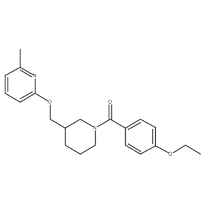 2-{[1-(4-Ethoxybenzoyl)piperidin-3-yl]methoxy}-6-methylpyridine结构式