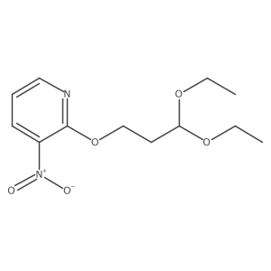 2-(3,3-Diethoxypropoxy)-3-nitropyridine Structure