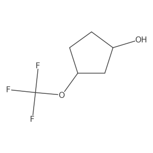 3-(Trifluoromethoxy)cyclopentan-1-OL Structure
