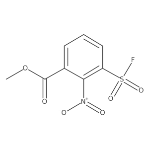 Methyl 3-(fluorosulfonyl)-2-nitrobenzoate Structure