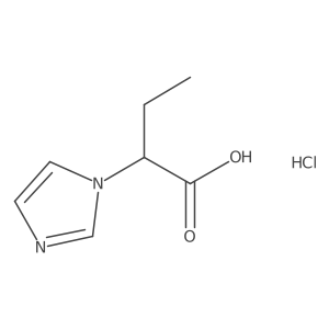 2-(1H-imidazol-1-yl)butanoic acid hydrochloride Structure