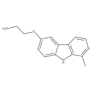 2-((1-Methyl-9H-pyrido[3,4-b]indol-6-yl)oxy)ethan-1-amine结构式