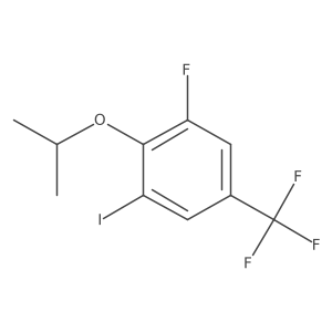 1-Fluoro-3-iodo-2-isopropoxy-5-(trifluoromethyl)benzene Structure
