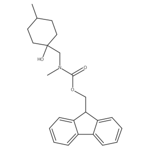 (9H-fluoren-9-yl)methyl N-[(1-hydroxy-4-methylcyclohexyl)methyl]-N-methylcarbamate Structure