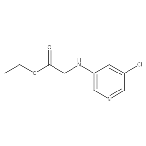 Ethyl 2-[(5-chloropyridin-3-yl)amino]acetate Structure
