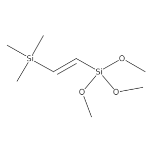Trimethoxy[(1E)-2-(trimethylsilyl)ethenyl]silane Structure