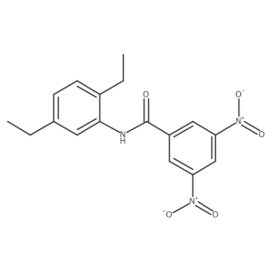 N-(2,5-Diethylphenyl)-3,5-dinitrobenzamide Structure